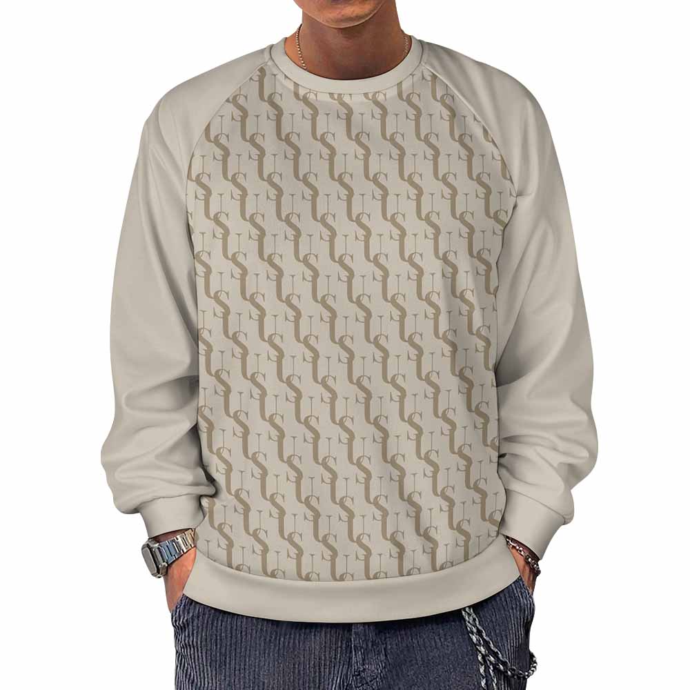 280gsm Men's Crewneck Sweatshirt Raglan(All-Over Printing)