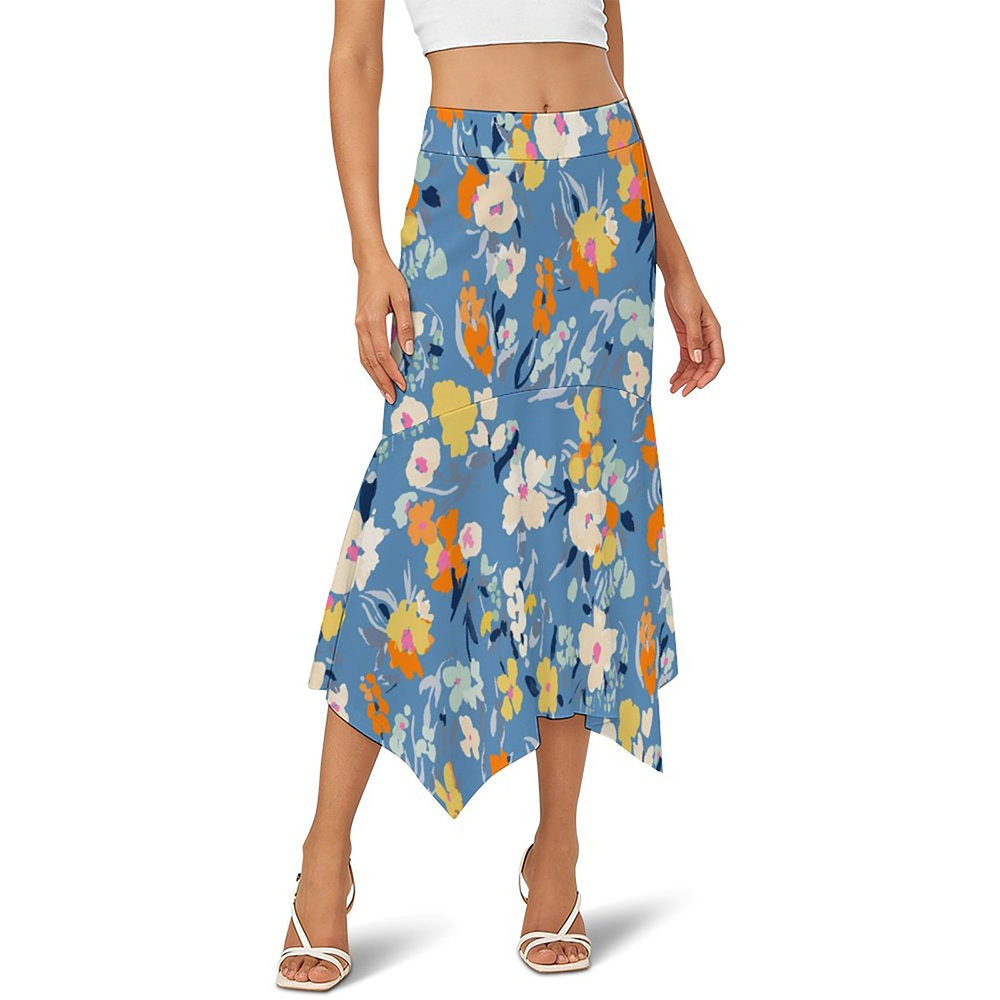 180gsm Irregular Hemmed Skirt(All-Over Printing)