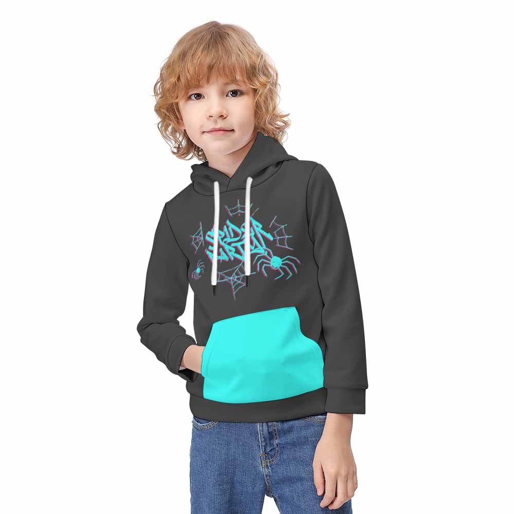 280gsm Hoodie for Kids with a Pocket(All-Over Printing)