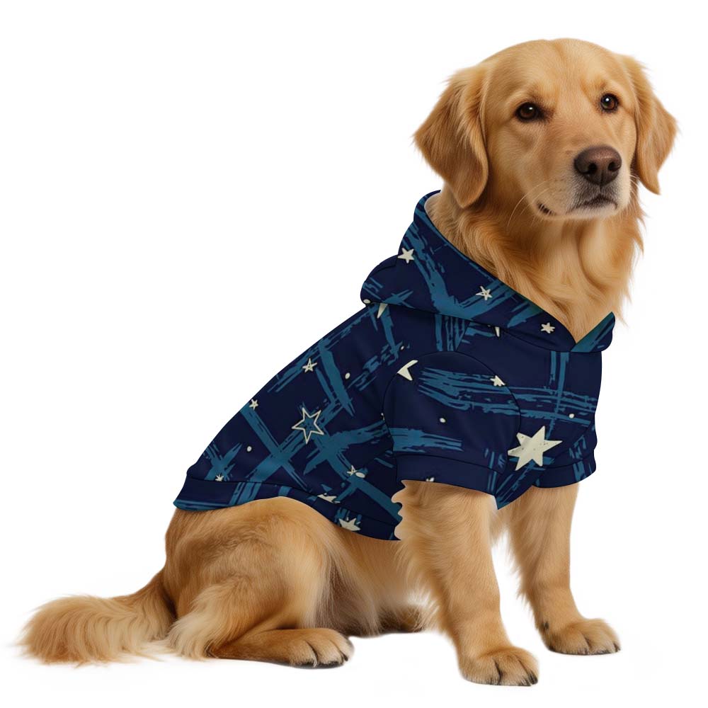 200gsm Plus Size Pet Hooded Sweatshirt(All-Over Printing)