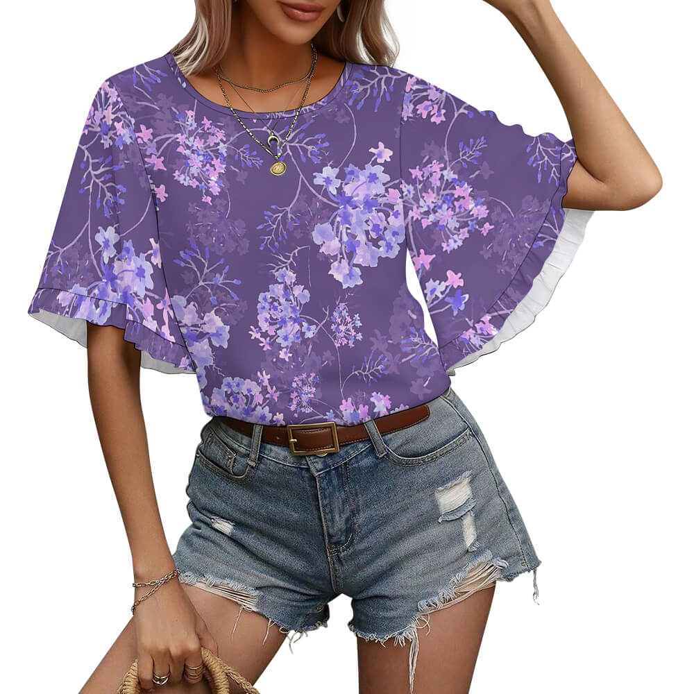 200gsm Flared Sleeve T-shirt(All-Over Printing)