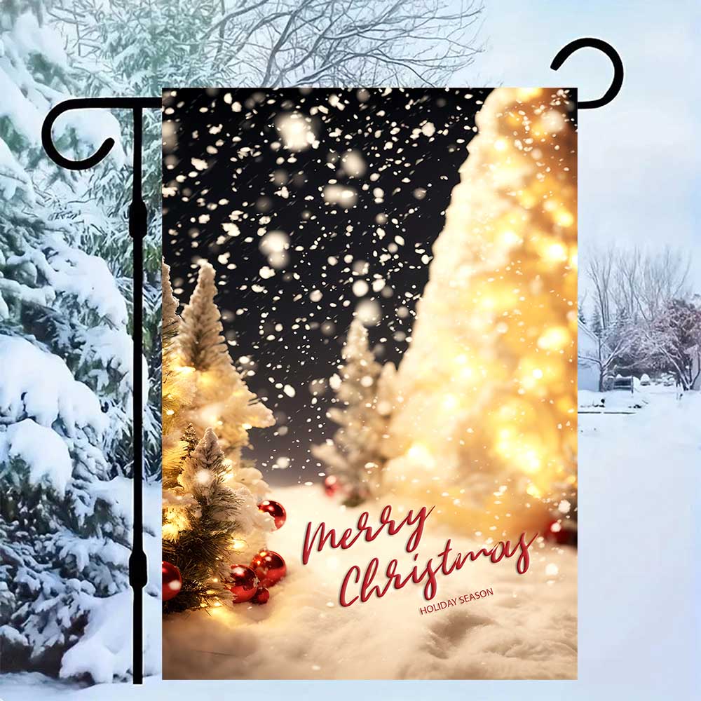 Christmas Garden Flag(One-sided Printing)