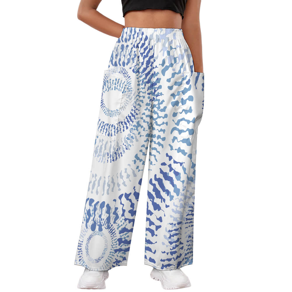 Women's Loose Fit Casual Pants(All-Over Printing)