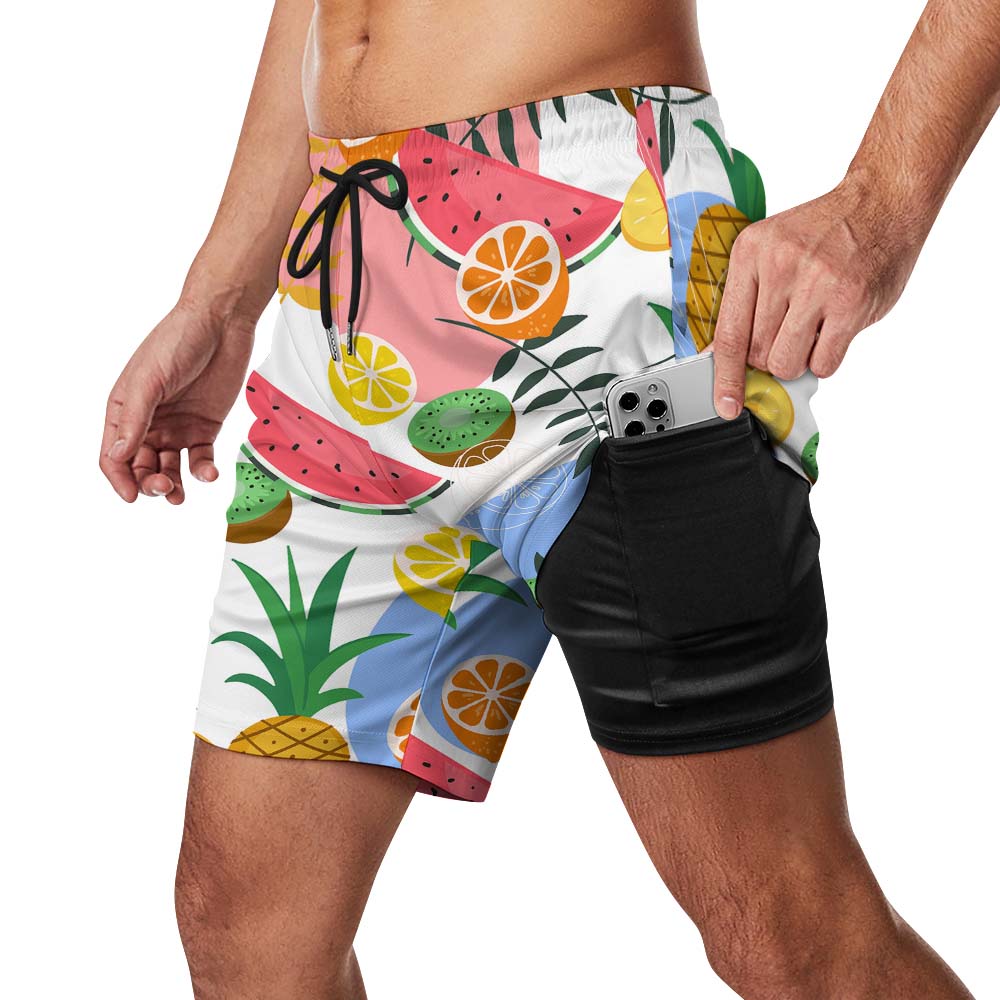 Men's Beach Shorts with 4 Pockets