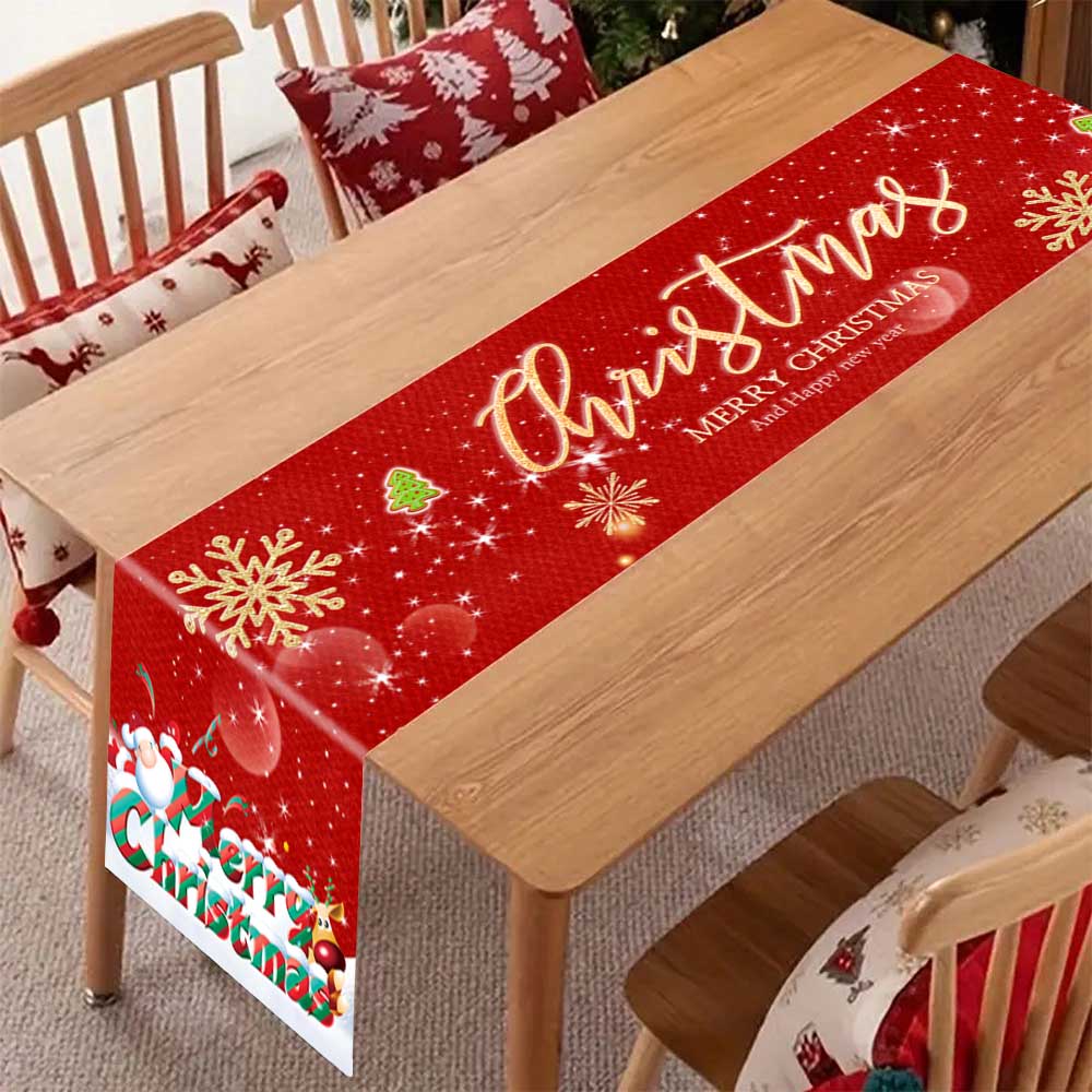 Christmas Table Runner(One-sided Printing)