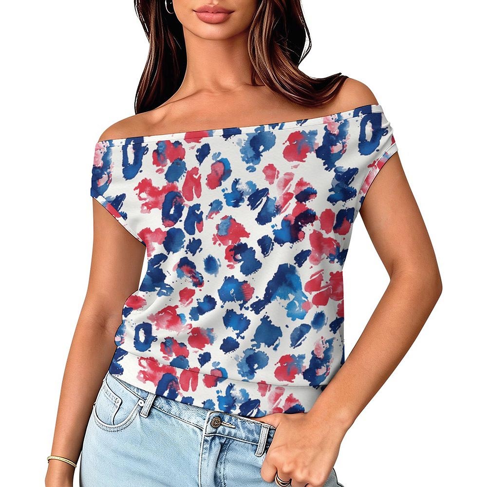 180gsm Single Shoulder One Neck T-Shirt (All-Over Printing)
