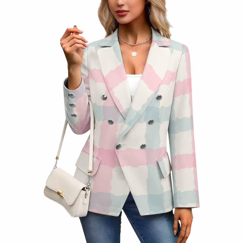 170gsm Women's Casual Blazer(All-Over Printing)