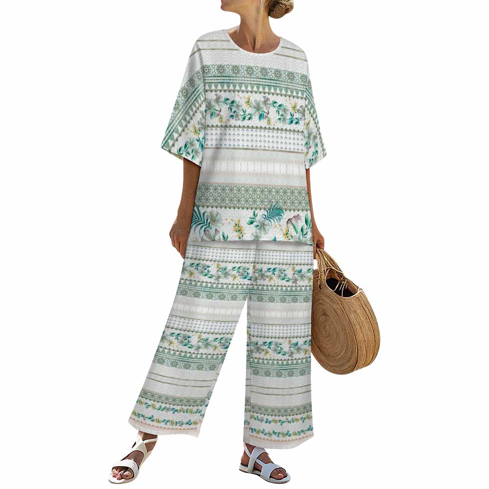 120gsm Women's Mediterranean Style Set(All-Over Printing)