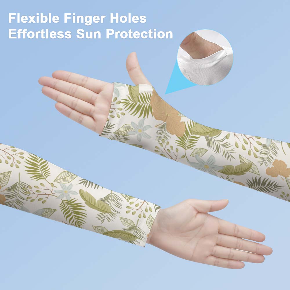 Ice Silk Cooling Arm Sleeves for Men & Women (1 Site)