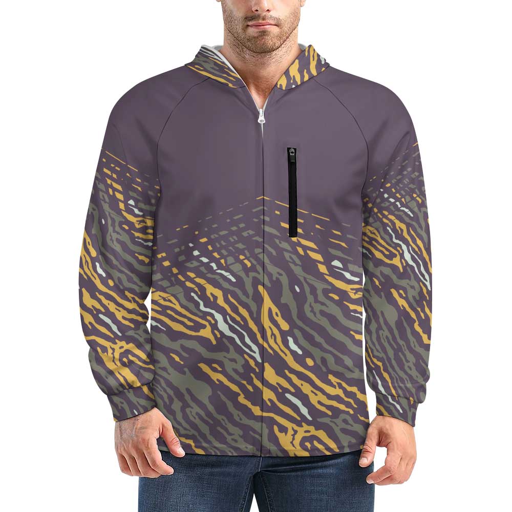 140gsm Hooded Fishing Jacket(All-Over Printing)