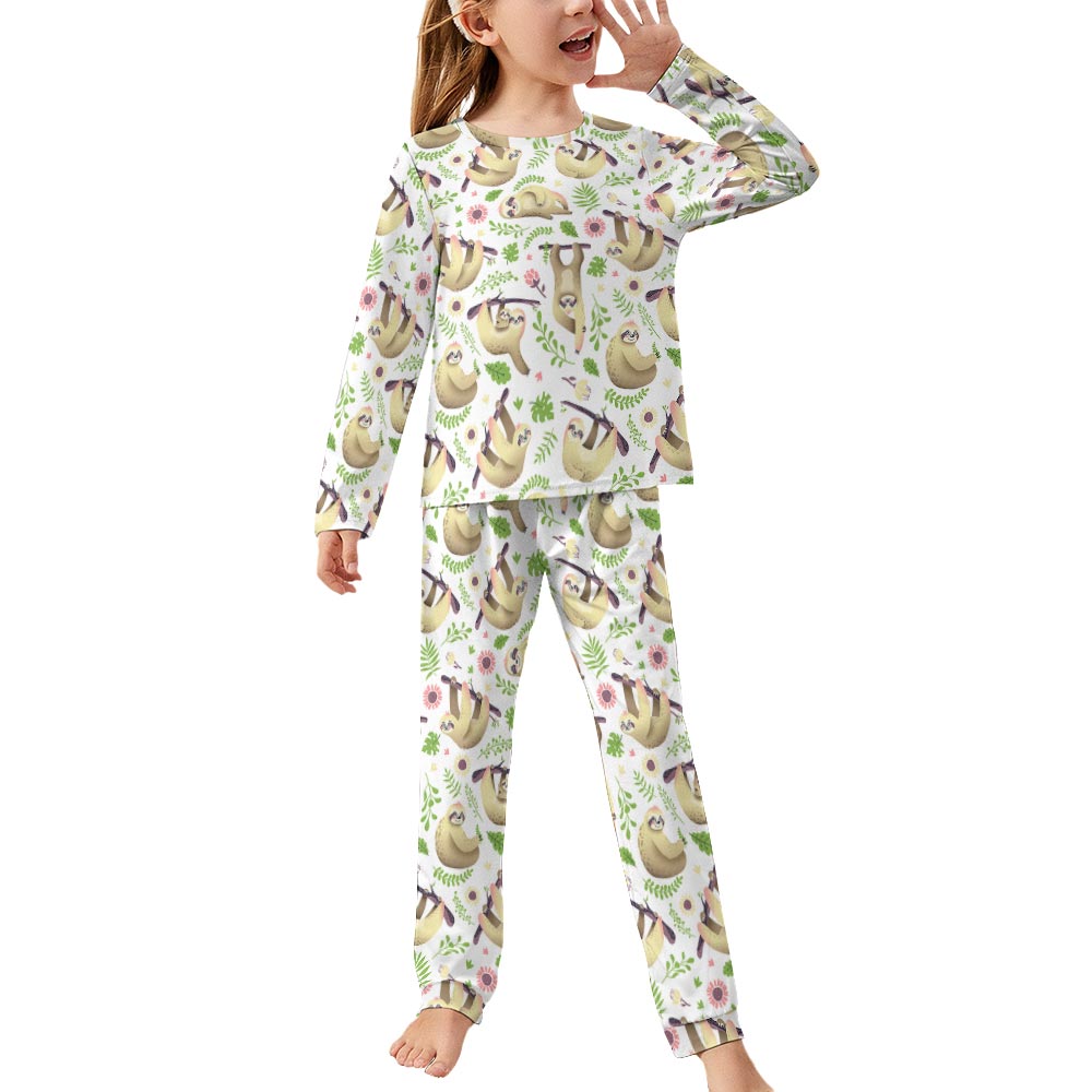 Long Sleeve Girls Nightwear(All-Over Printing)