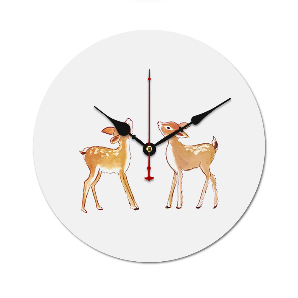 Wooden Wall Clock without Scale