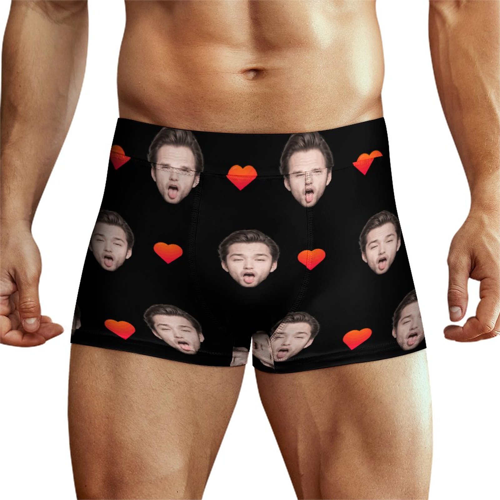 Milk Fiber Customized Boxer Shorts for Men(All-Over Printing)