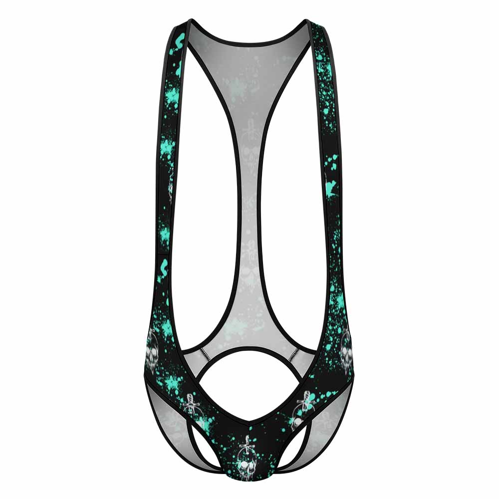160gsm Sleek Men's Bodysuit Underwear(All-Over Printing)