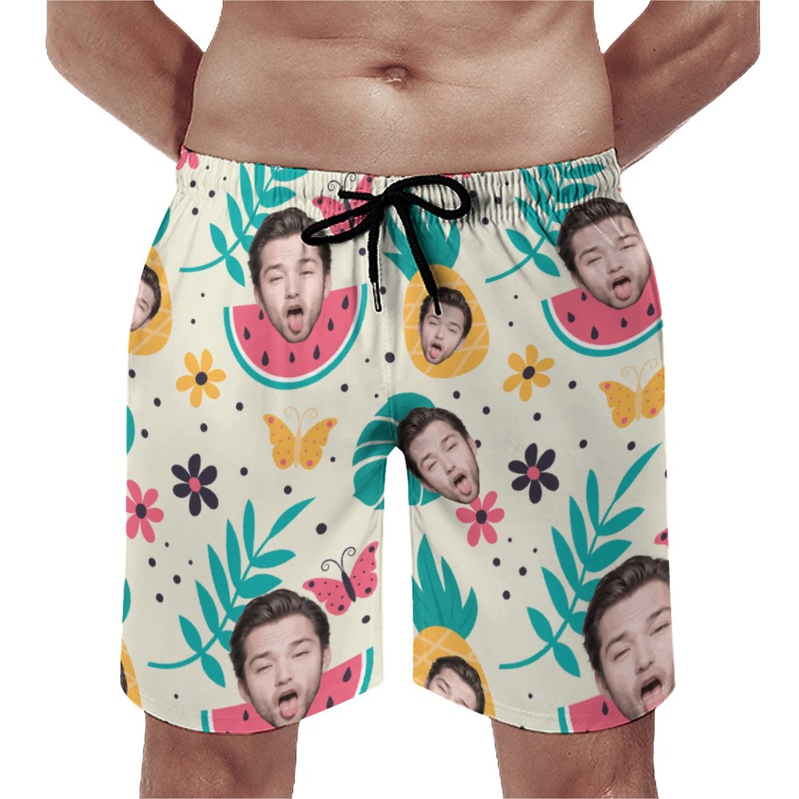 Men's Beach Shorts with Pockets
