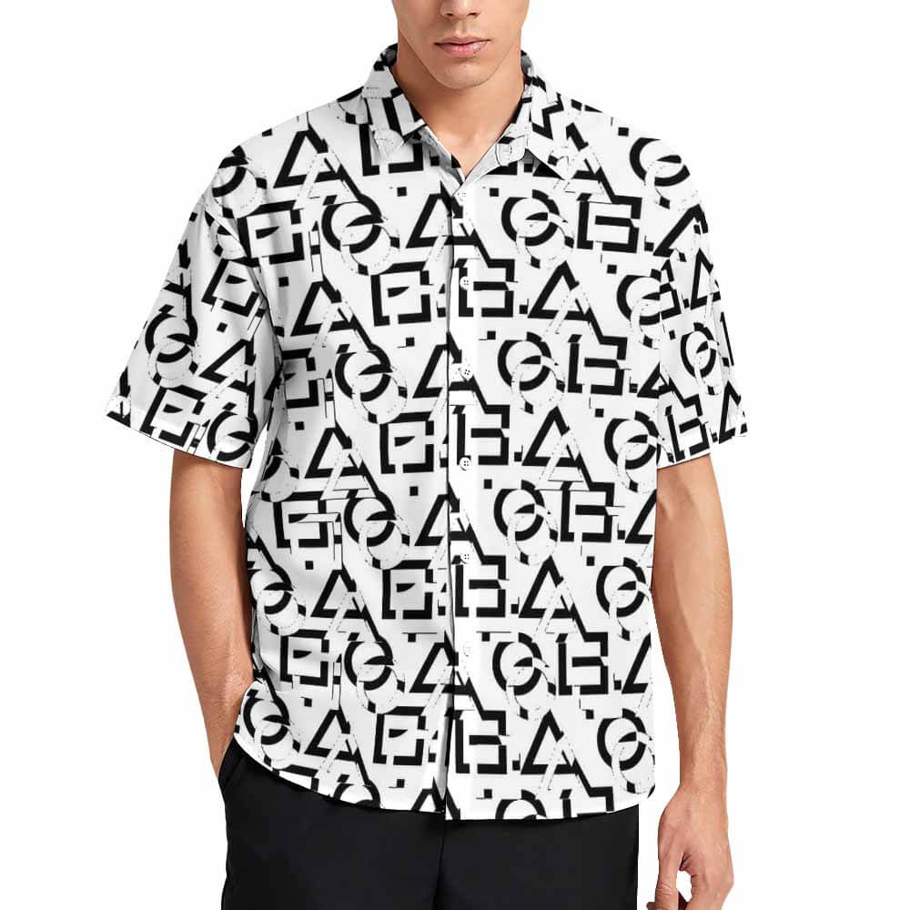 135gsm Collared Short-Sleeve Shirt without Pockets(All-Over Printing)