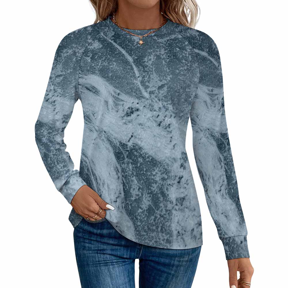 180gsm Women's Long Sleeve Quick Dry Top(All-Over Printing)