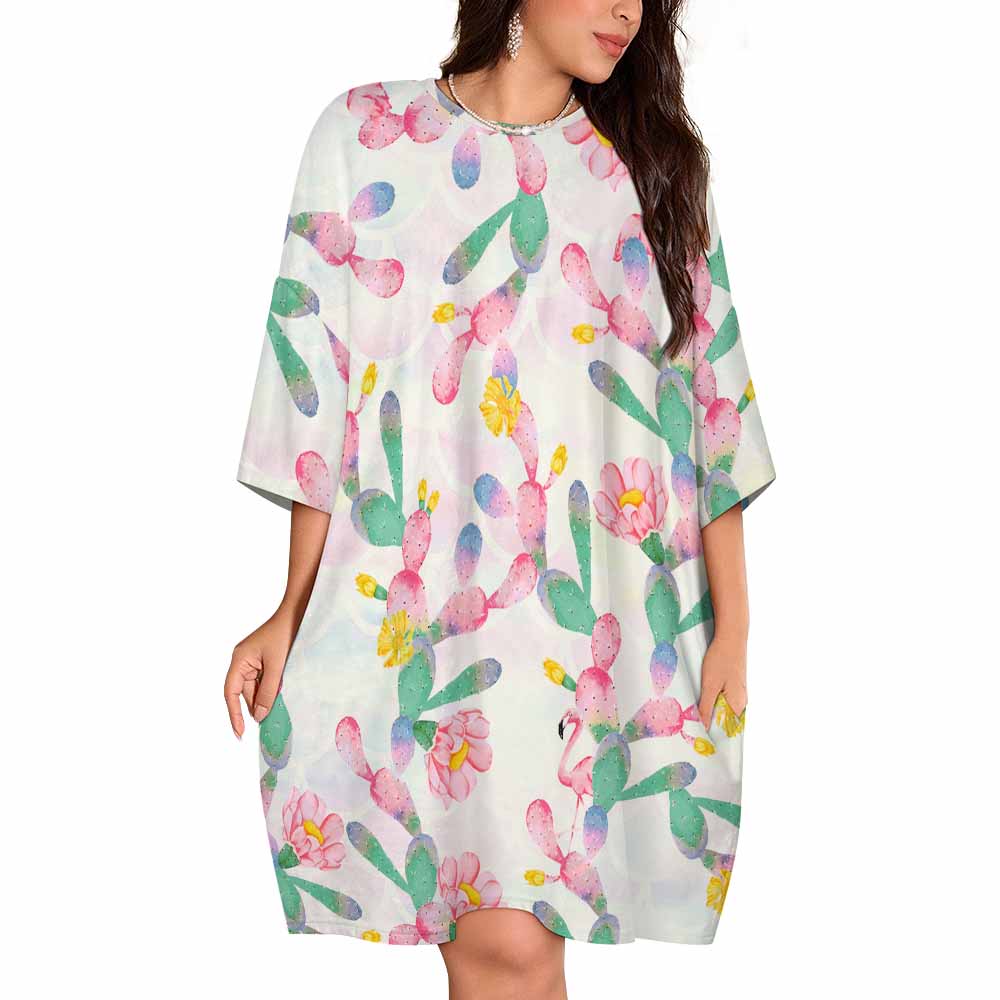 210gsm One Size Flannel Nightdress(All-Over Printing)