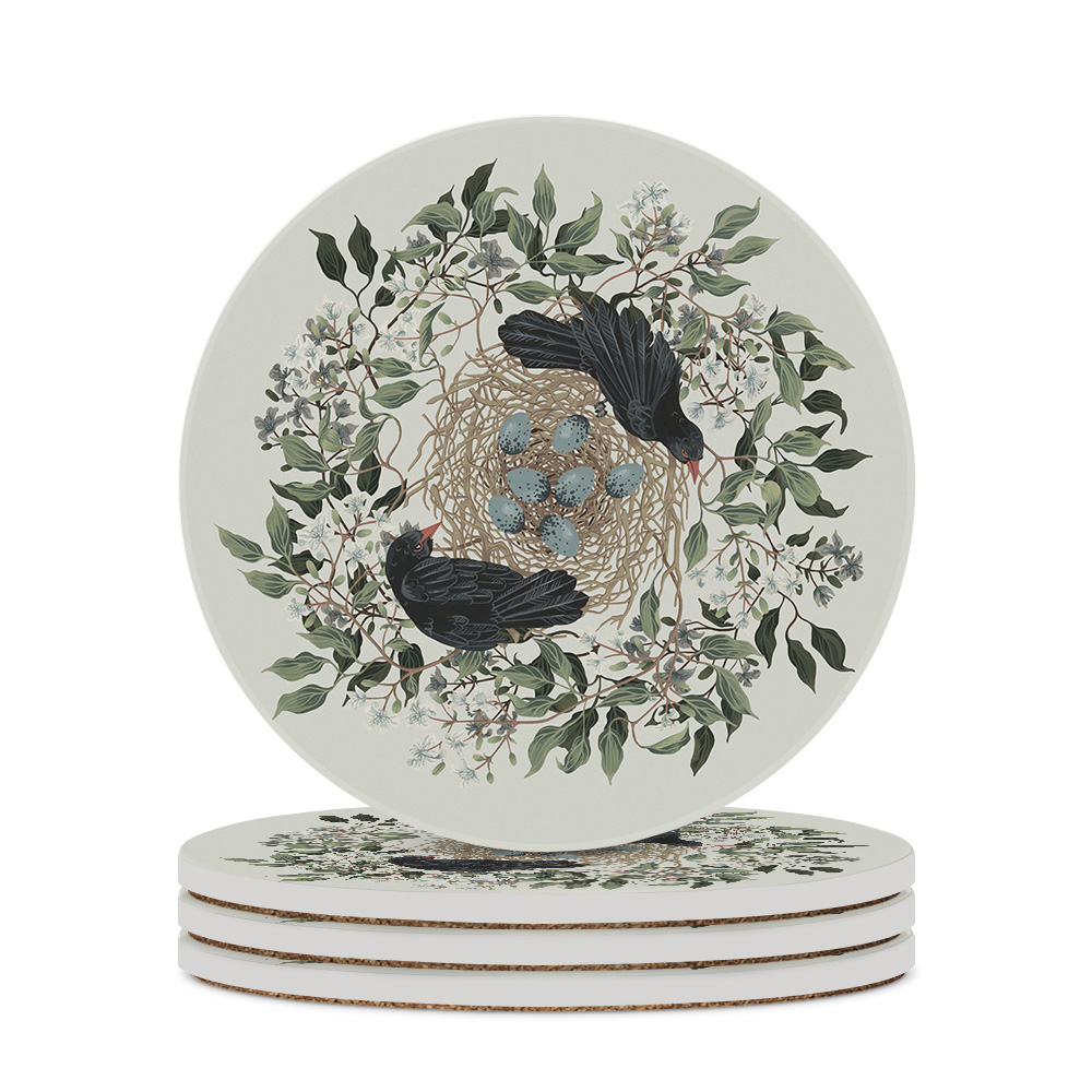 Round Ceramic Coaster