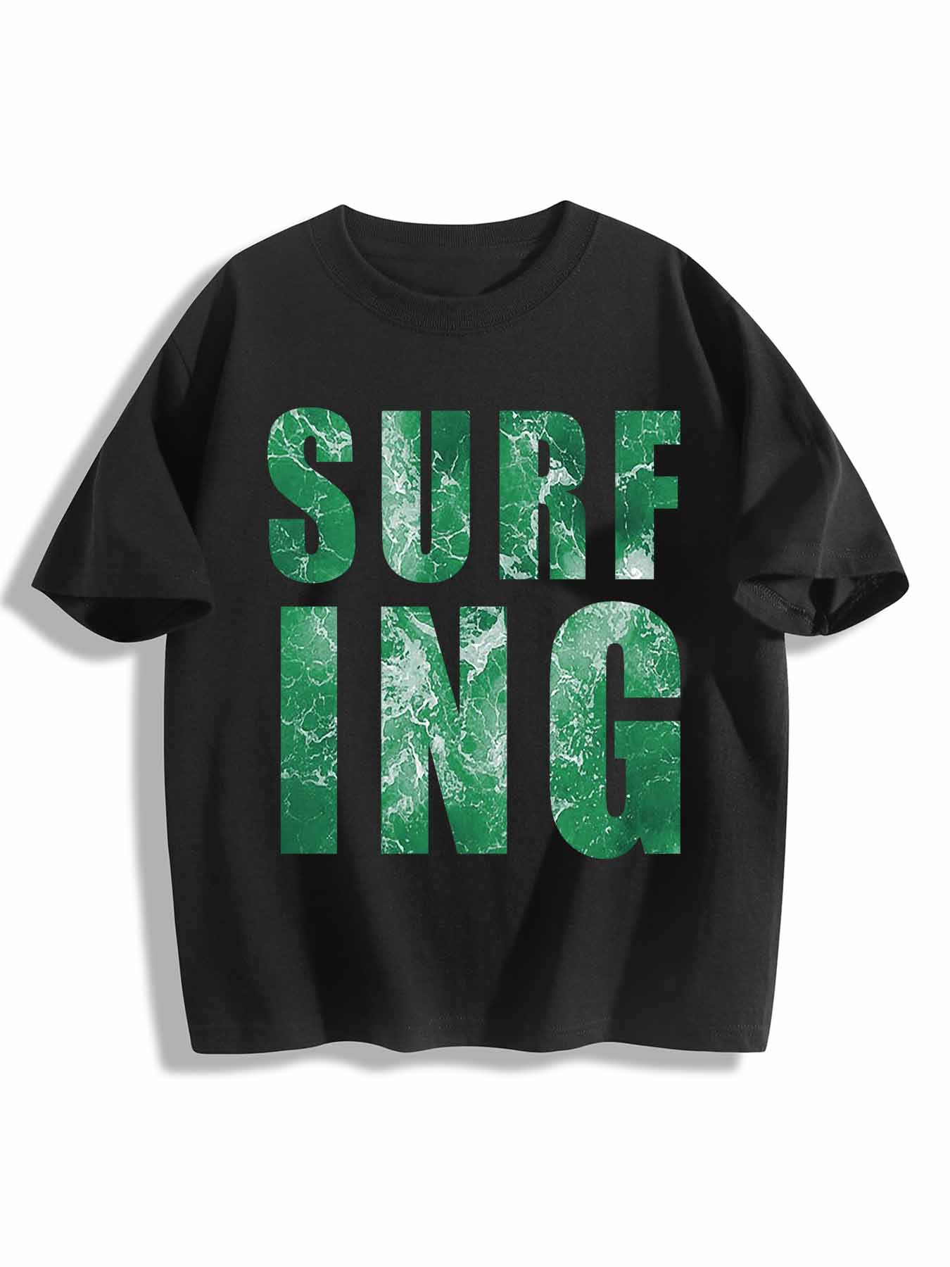 DTF 180gsm Unisex Cotton Short Sleeves T-shirts for Children