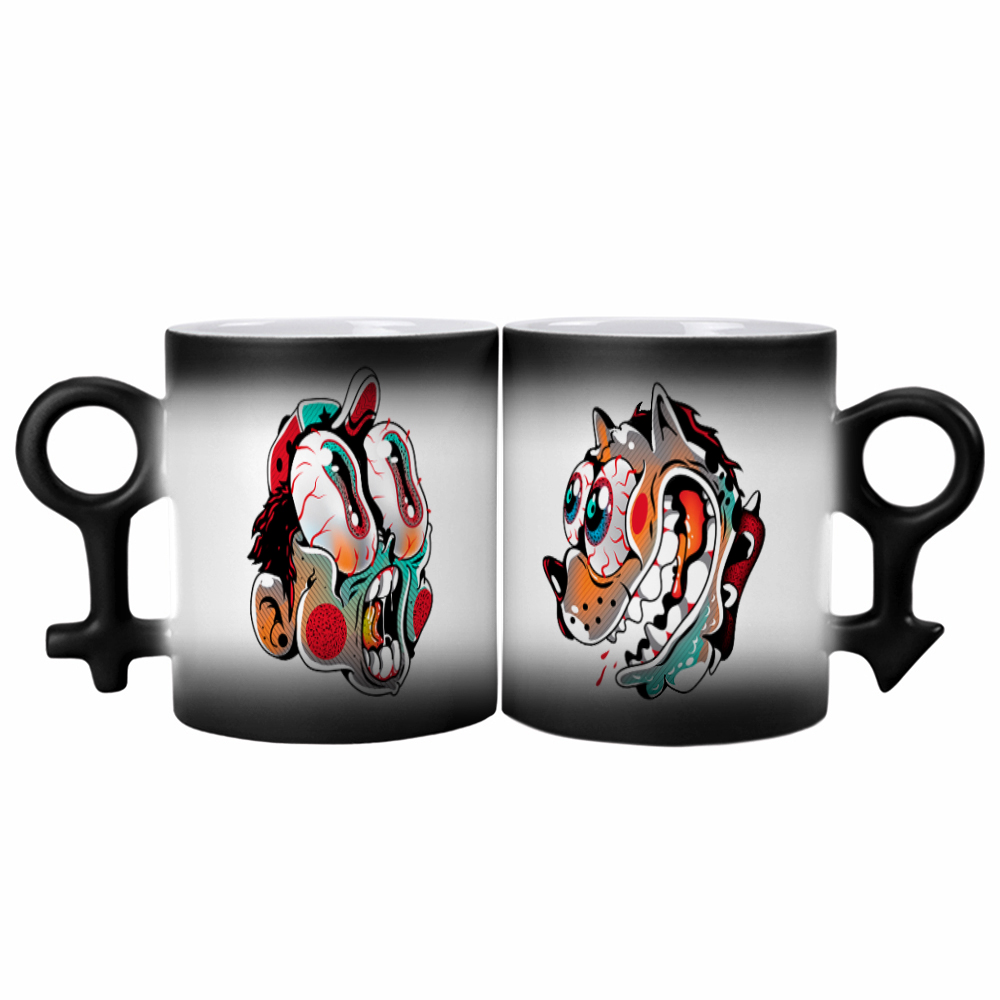Couple Symbol Color-Changing Mug(One-sided Printing)