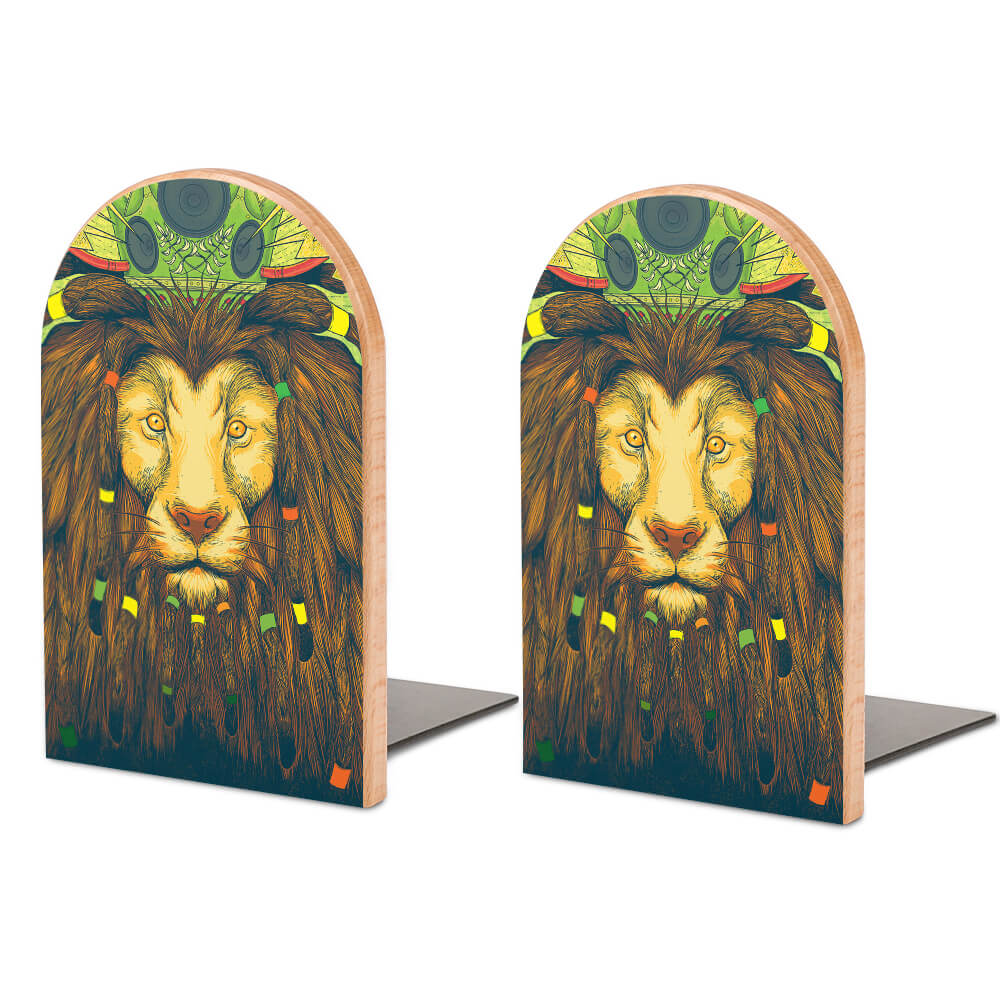 Wood Bookends (Set of 2)