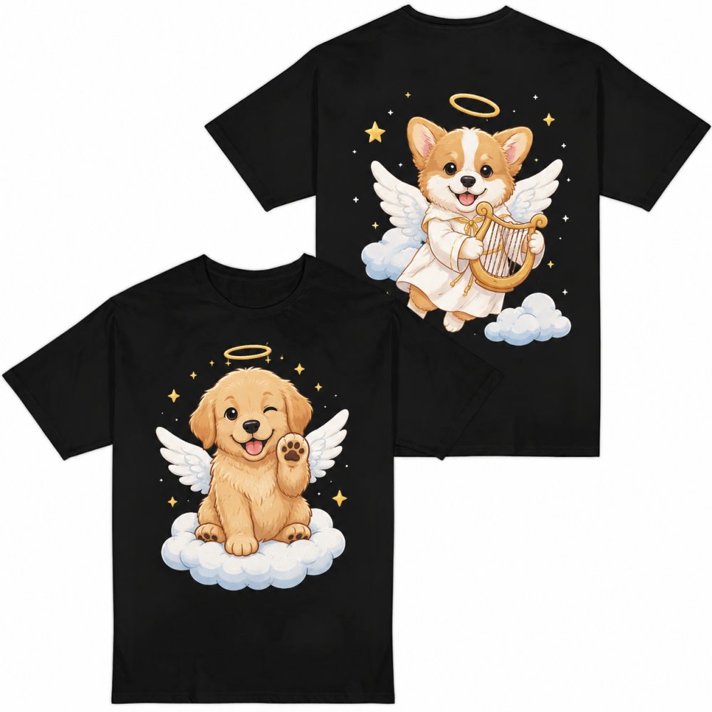 DTG 190gsm Customized Dual-Sided Printed T-Shirts for Women (High Definition & Dual-sided Printing)