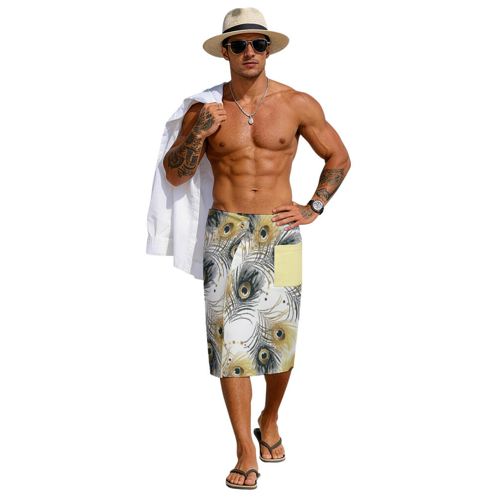 200gsm Button Up Men's Skirt (All-Over Printing)