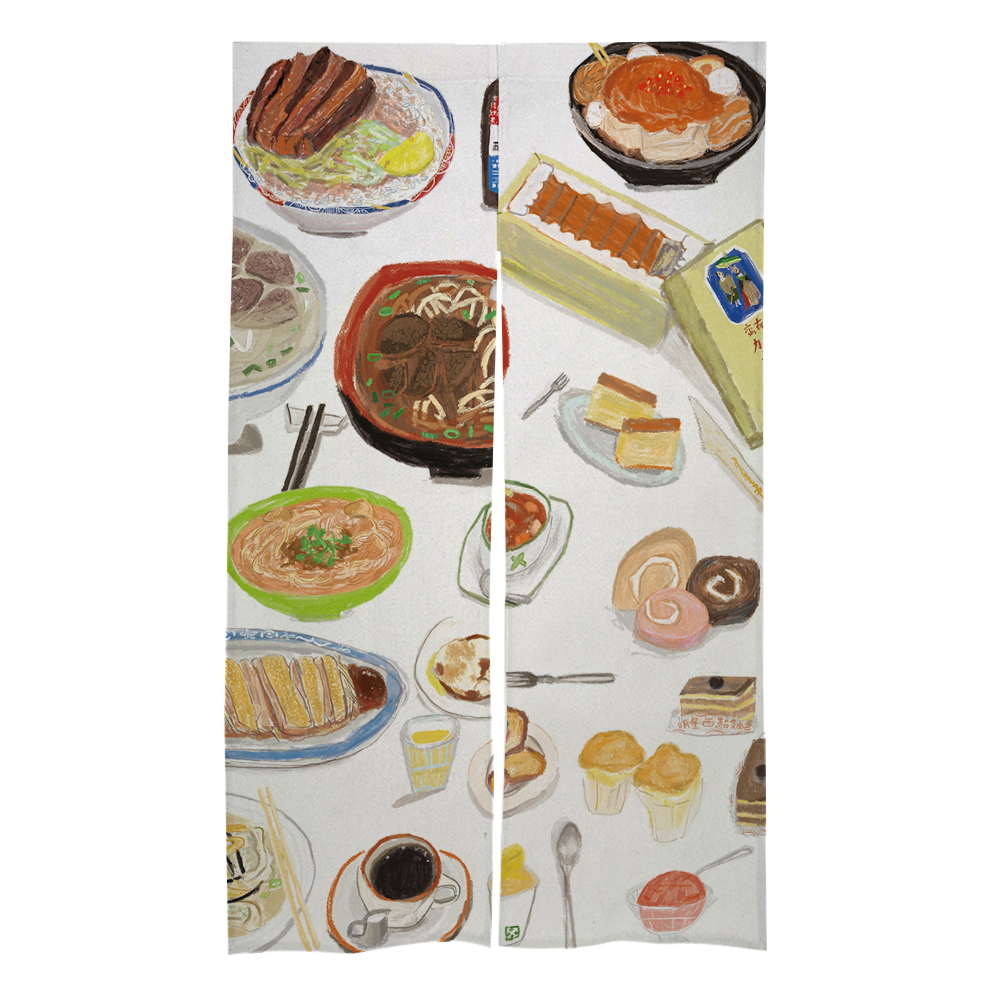 Decorative Japanese Noren Doorway Curtain for Kitchen Bathroom Door Divider (2 Sites)