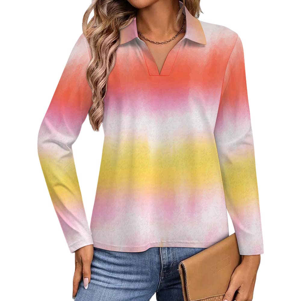 UPF50+ 180gsm Women's Sunscreen Shirt(All-Over Printing)