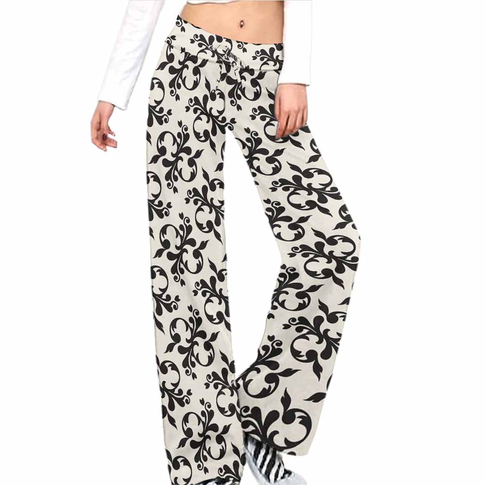 Personalized Drawstring Yoga Pants with Straight Baggy (All-Over Printing)