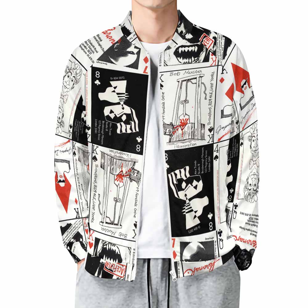 Raglan Zip-up Shirt(All-Over Printing)