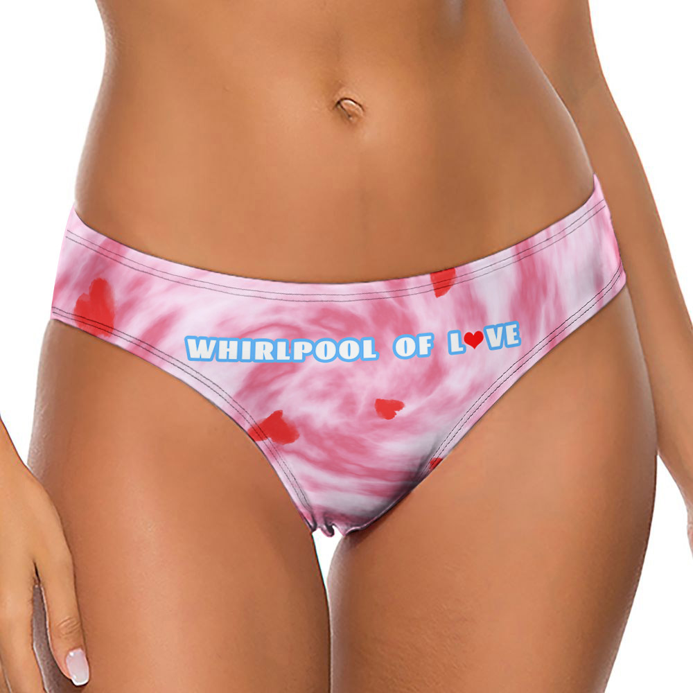 DTG 190gsm Cotton Thong Underwear for Women(All-Over Printing)