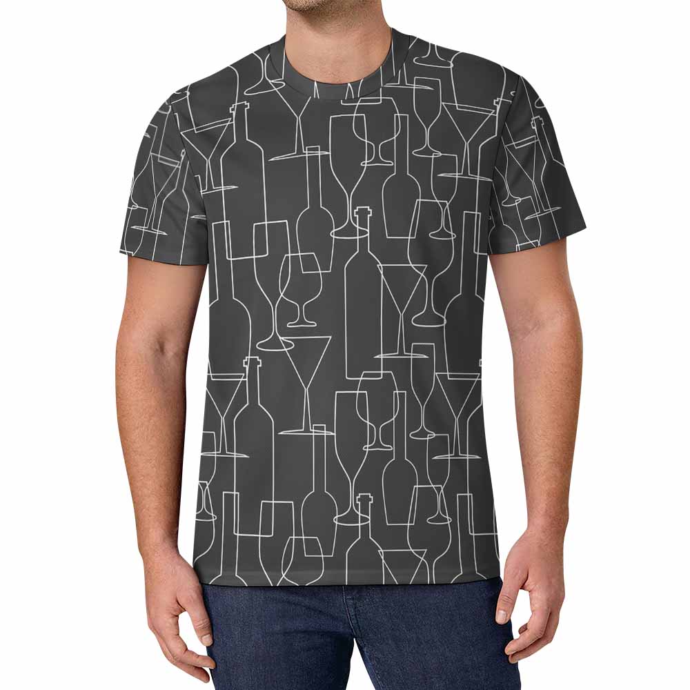 120gsm Short Sleeve All Over Print T-Shirt (All-Over Printing)