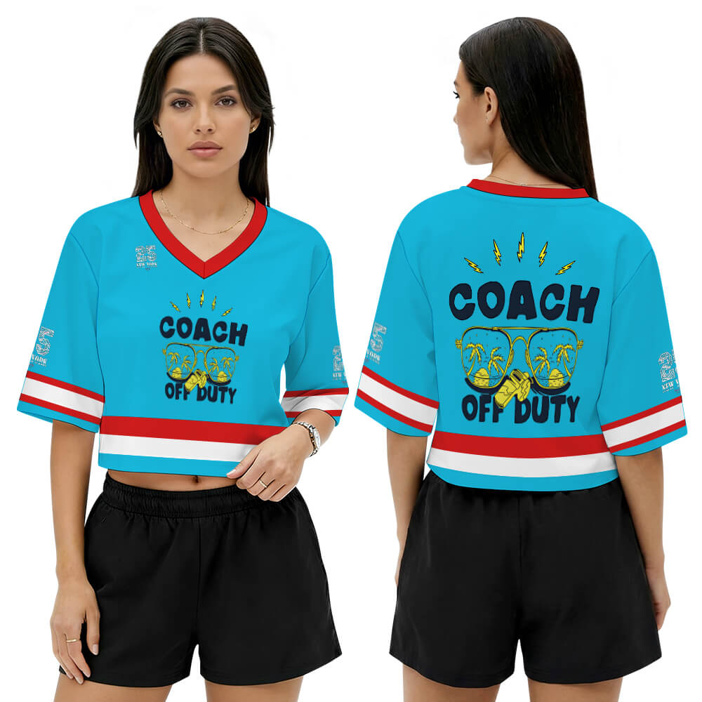180gsm Women's V Neck Rugby Jersey(All-Over Printing)