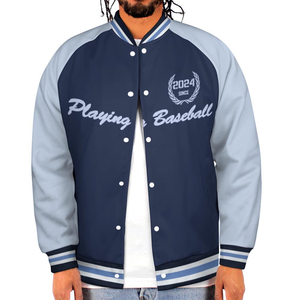 Men's Baseball Jacket (All-Over Printing)