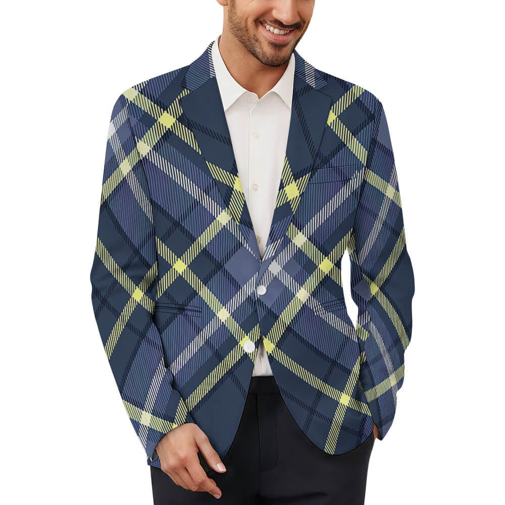 170gsm Men's Casual Blazer(All-Over Printing)