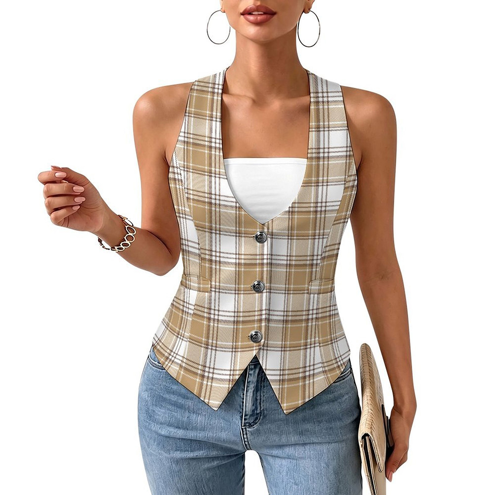 Women's Suit Vest(All-Over Printing)