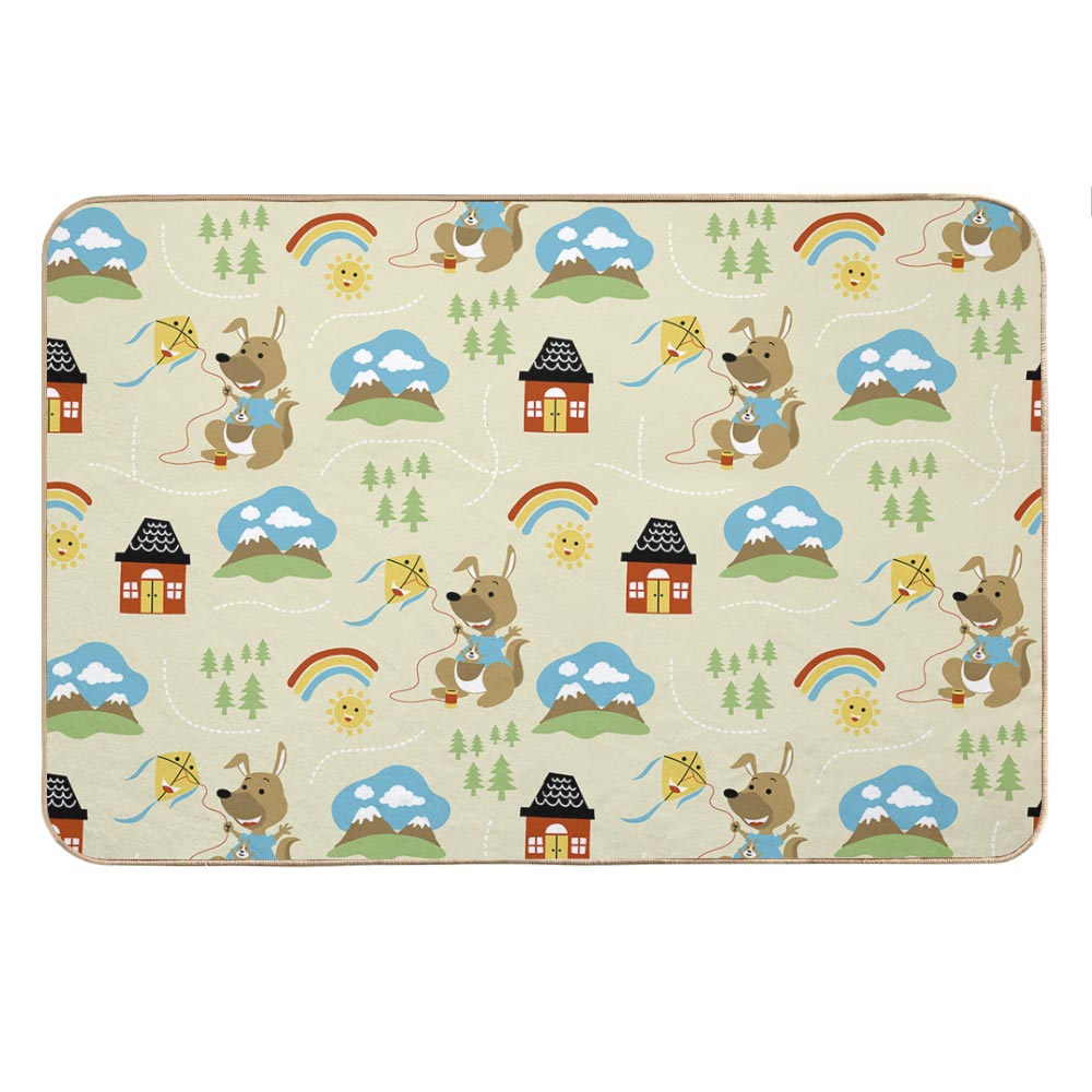 Flannel Non-slip Floor Mat-16"x24"/40x60cm