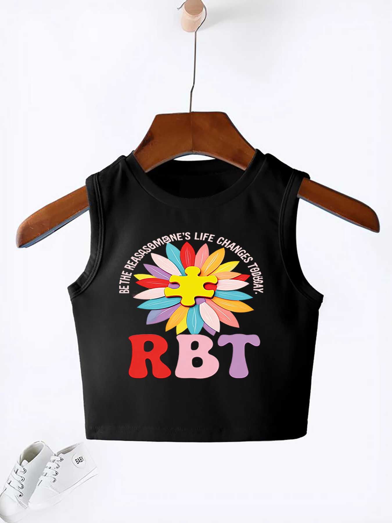 DTF Girls' Vest(Front Printing)