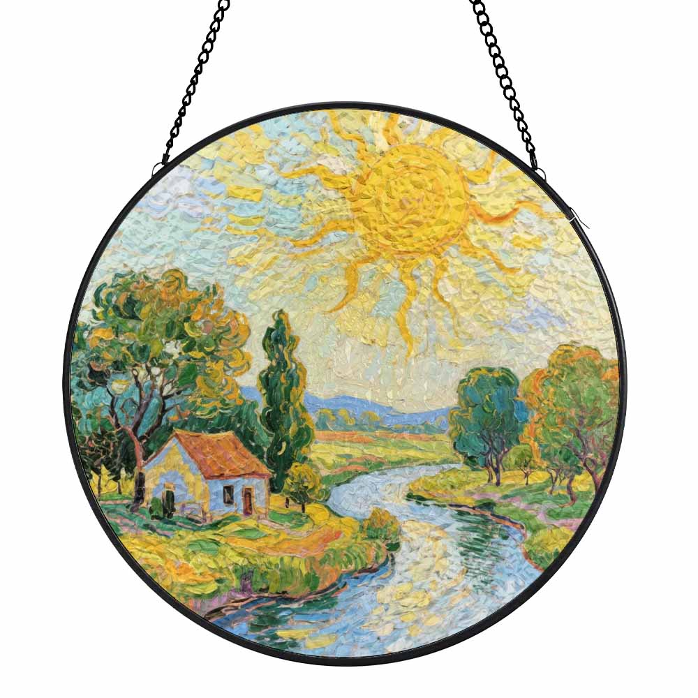 Stained Glass Hanging Decoration(One-sided Printing)