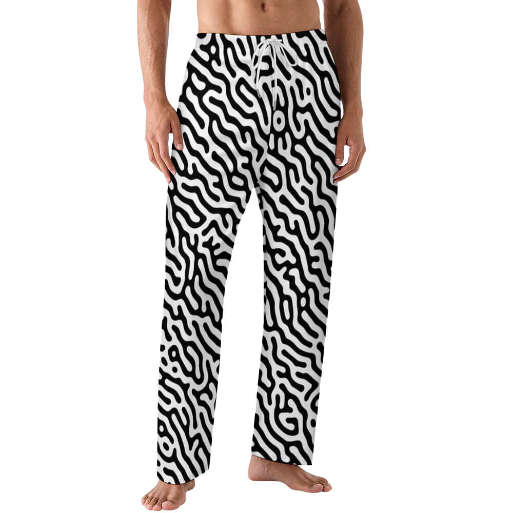 DTG 190gsm Cotton Loose Loungewear Pants for Men(All-Over Printing)
