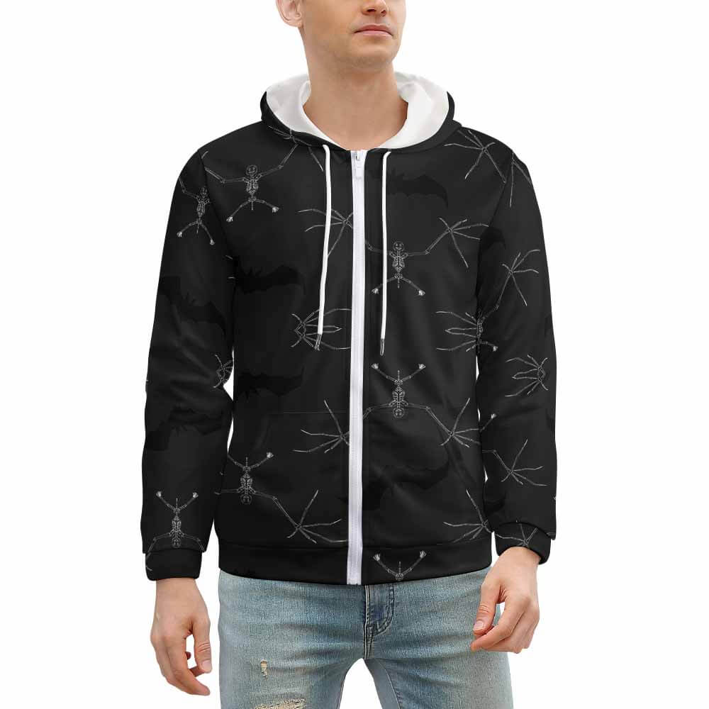 230gsm Men’s Zip Up Hoodie(All-Over Printing)