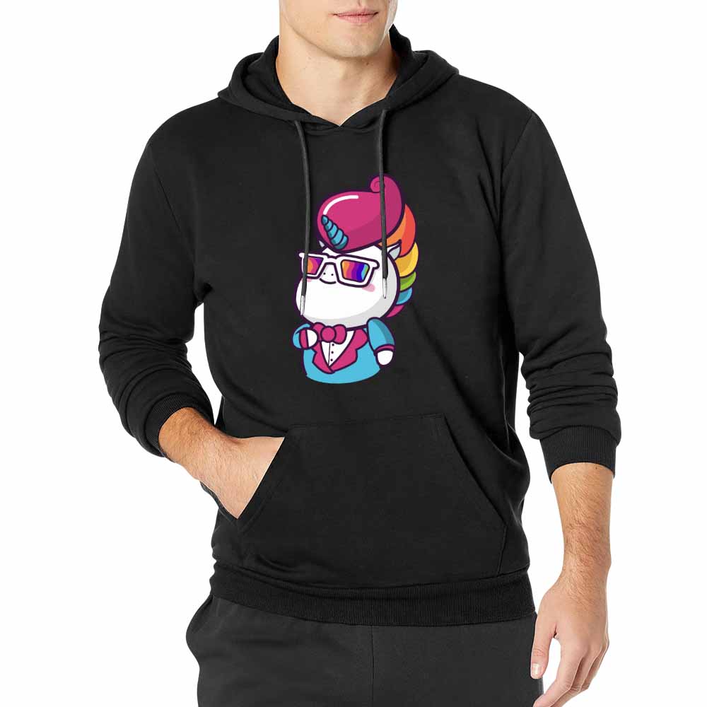 DTG 255gsm Cotton Men's Pocket Hoodie (Front Printing)