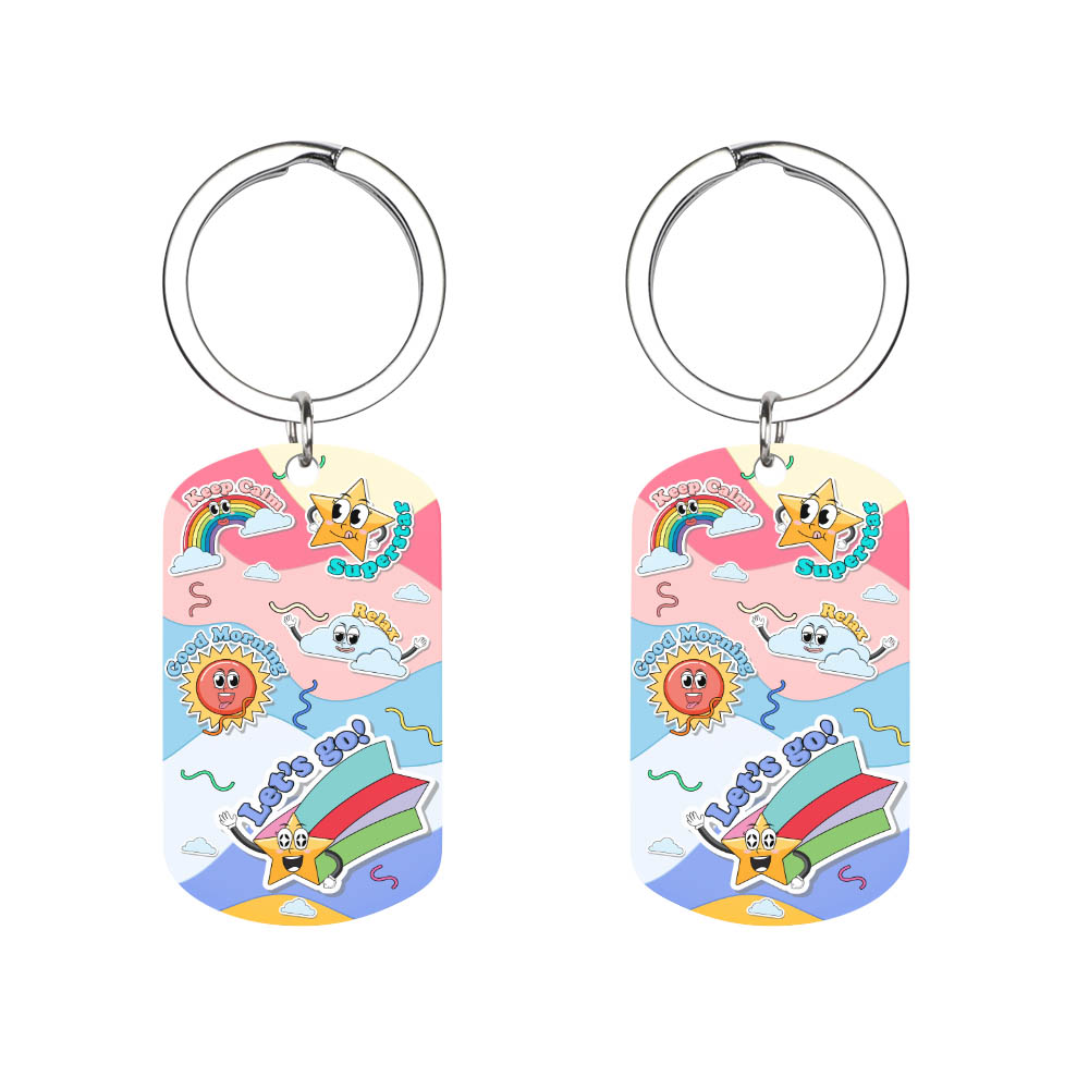 Metal Keychain(Dual-sided Printing)