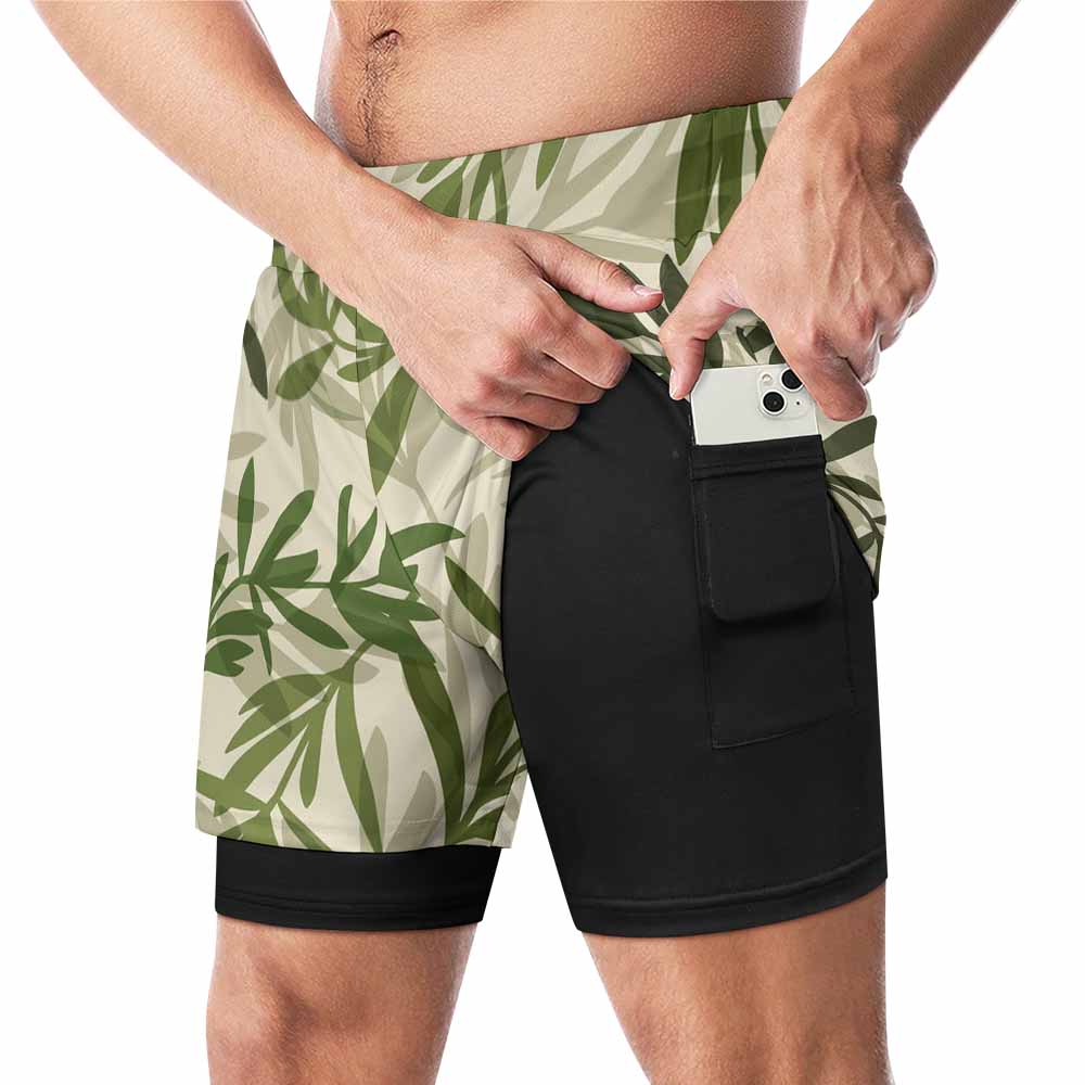 Men Beach Shorts with 4 Pockets