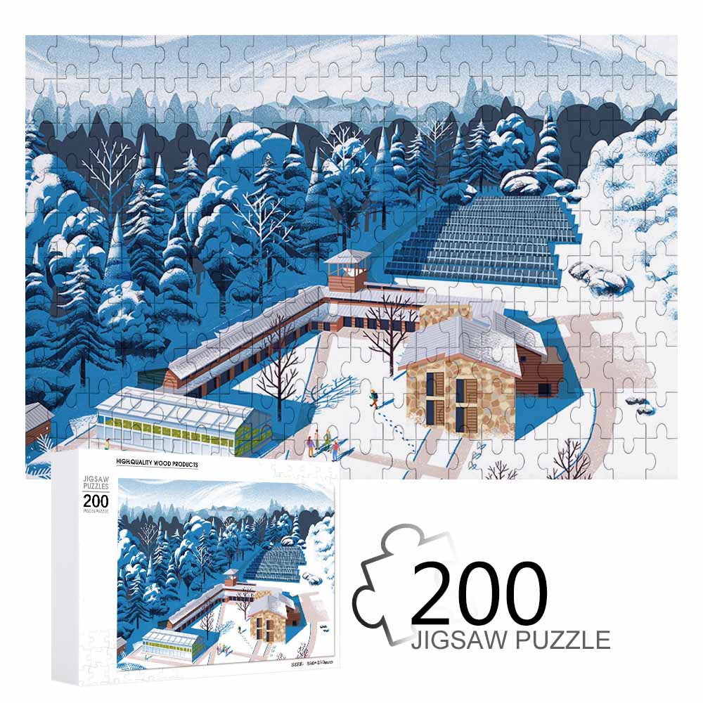 Colorful Wooden Puzzle(200 PCS)