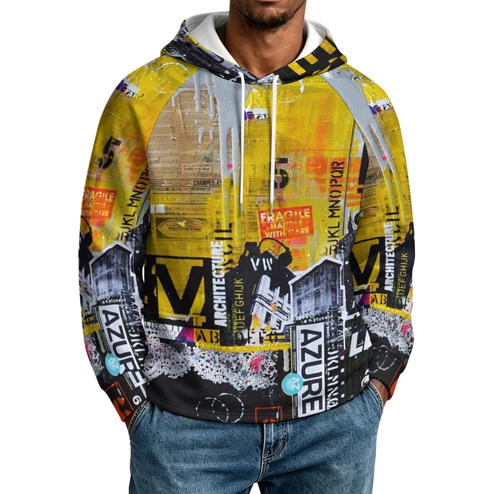230gsm Raglan Sleeve Hoodie(All-Over Printing)