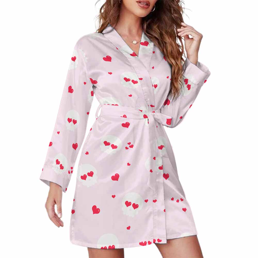Long Sleeve Nightdress(All-Over Printing)