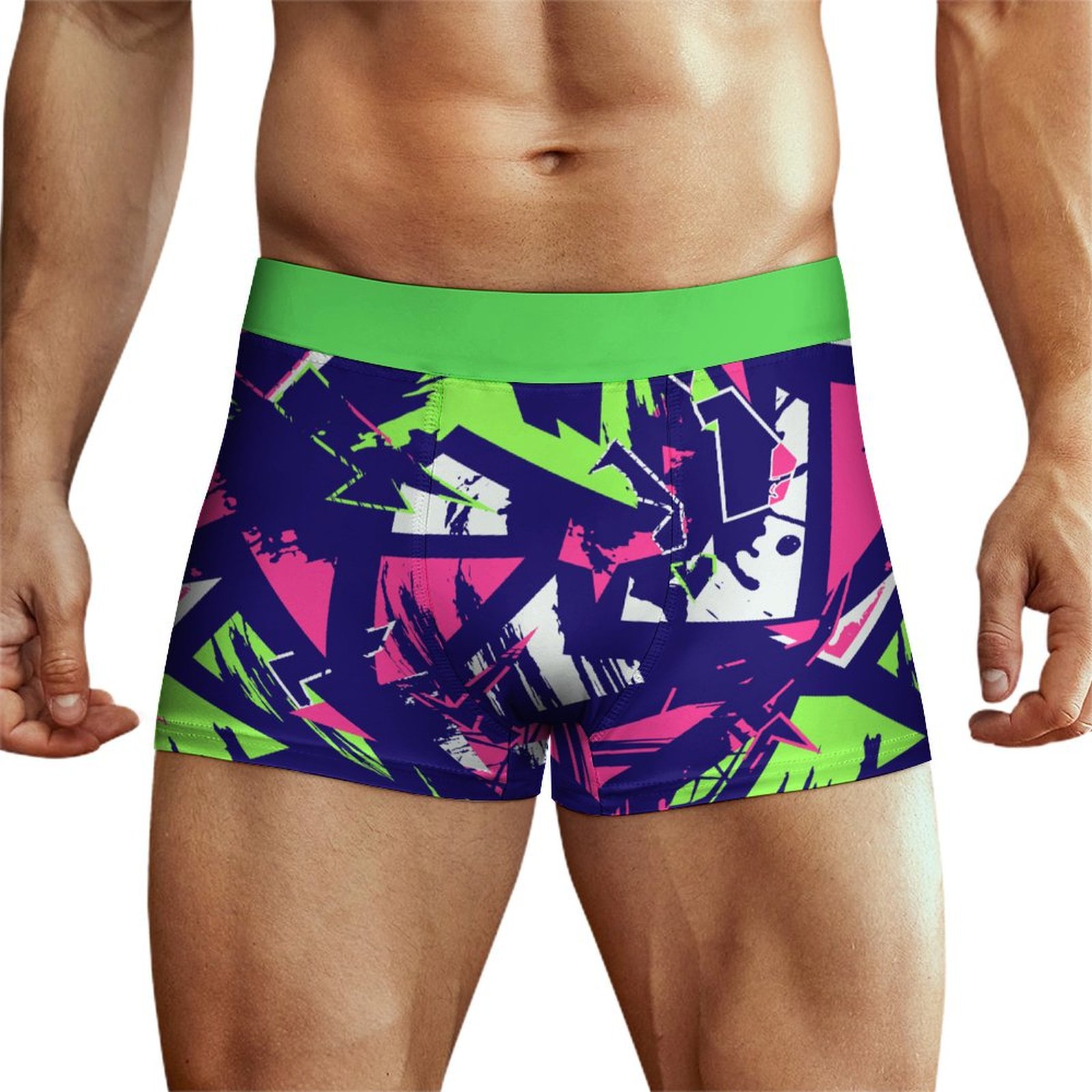 DTG 190gsm Cotton Comfort Soft Boxer Briefs for Men(All-Over Printing)